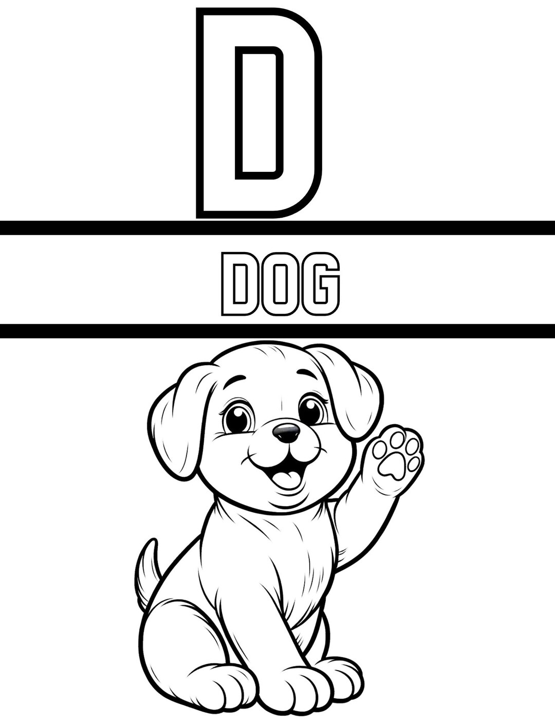 52 ABC Alphabet Coloring Pages: Preschool Kids - Kindergarten ...