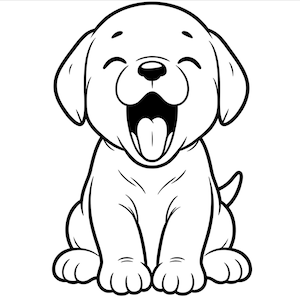 Cute Puppy Coloring Book, Pages | Kids adults| Dog Educational Art Craft, Animal Lovers Gift, Child-Friendly Puppies | Color Therapy