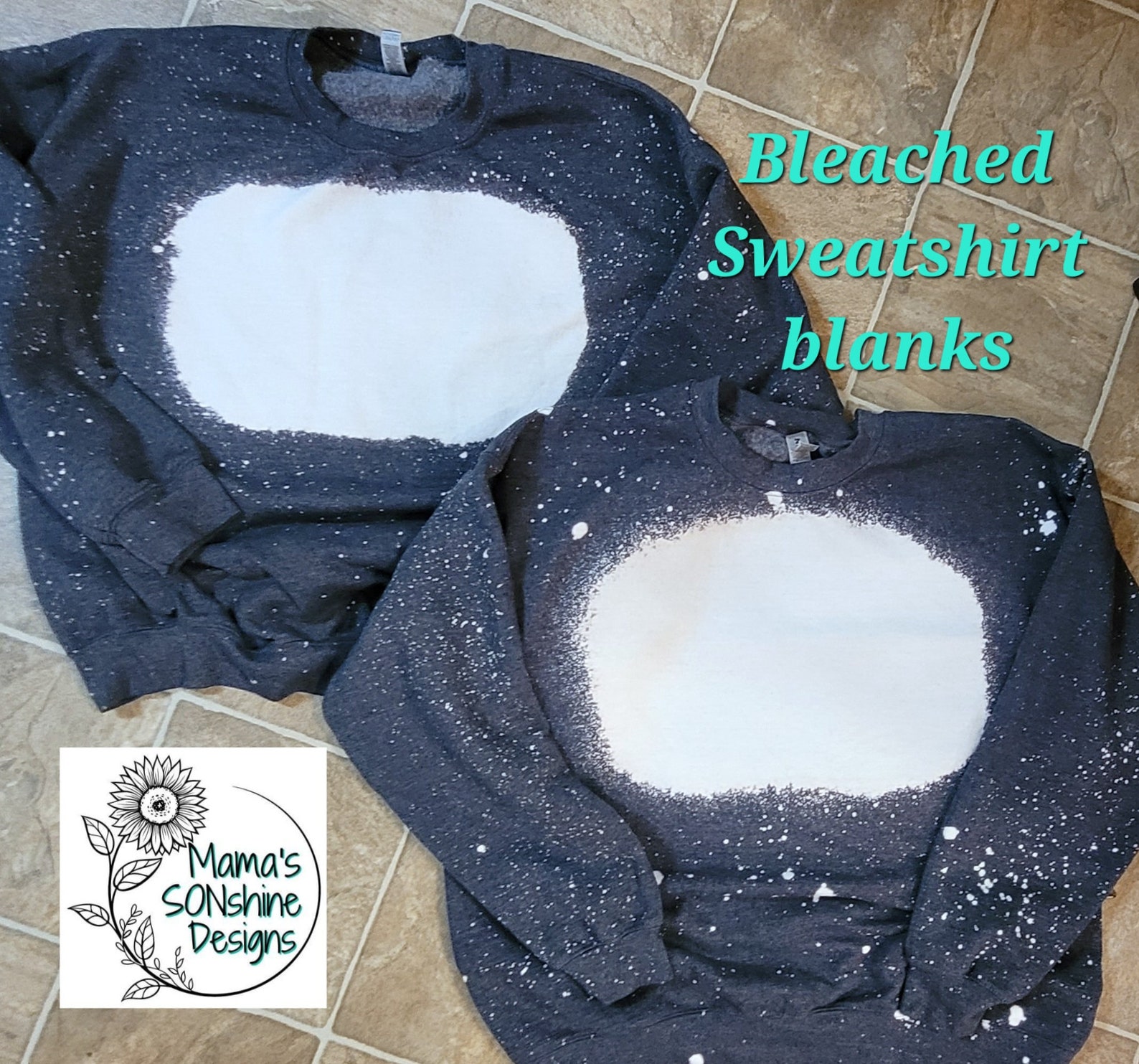 SWEATSHIRTS & HOODIES / Bleach Blank / Great for Sublimation Etsy