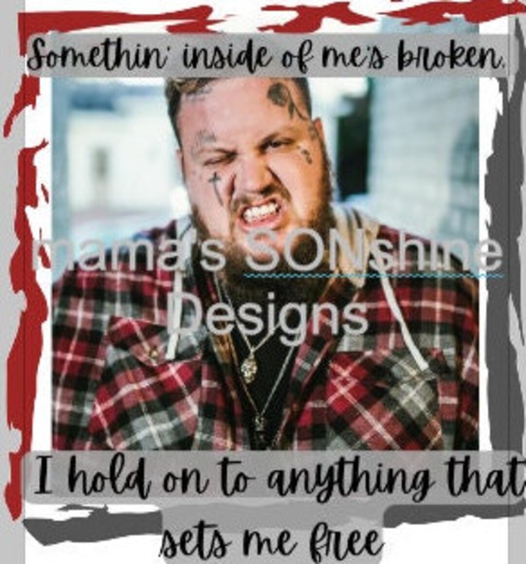 Jelly Roll Lyrics Design PNG File Sublimation or (Instant Download) Etsy