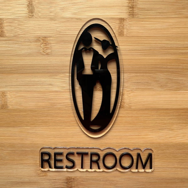 Male Bathroom Logo - Etsy