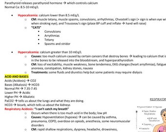 Nursing School Pathophysiology Study Guide