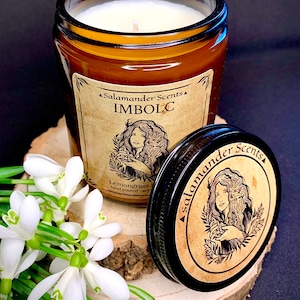 Imbolc Candle