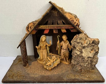 Vintage 5 Piece Fontanini Depose Nativity * Spider Mark * Made in Italy