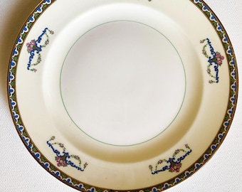 Custom Hand-Painted Dog Portrait on a Vintage Plate, Bavaria, Medium, 7-8"
