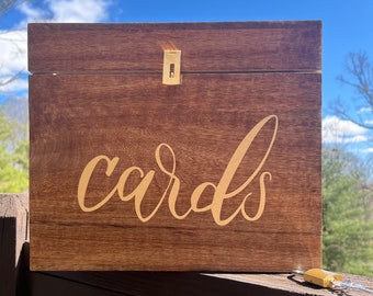 Custom Wedding Card Box