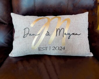 Custom Farmhouse Pillows | Wedding Gift