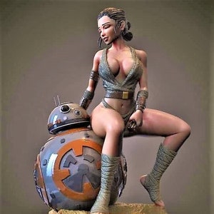Skywalker 3d Porn - Rey Nude - Etsy