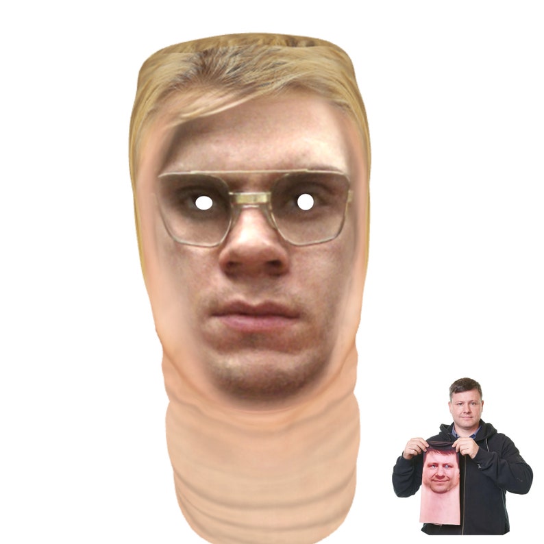Jeffrey Dahmer Face Mask Serial Killer HALLOWEEN Mask Evan Etsy