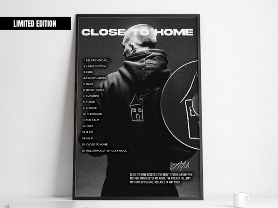 Aitch close to Home Album Music Print Poster -  Sweden