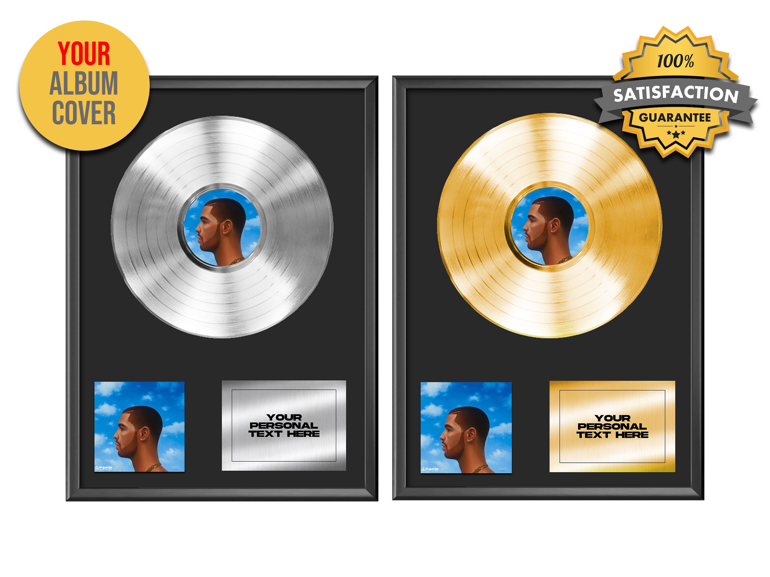 Custom Music Award Print Album Poster Gold or Platinum Music Etsy UK