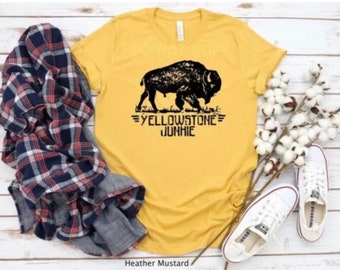 Yellowstone Junkie, Yellowstone TV Show Shirt, Yellowstone Shirt