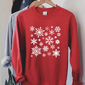 Snowflake Shirt, Snowflake Sweatshirt, Christmas Shirt
