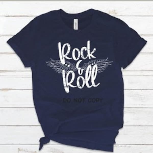 Rock N Roll T Shirt - Etsy