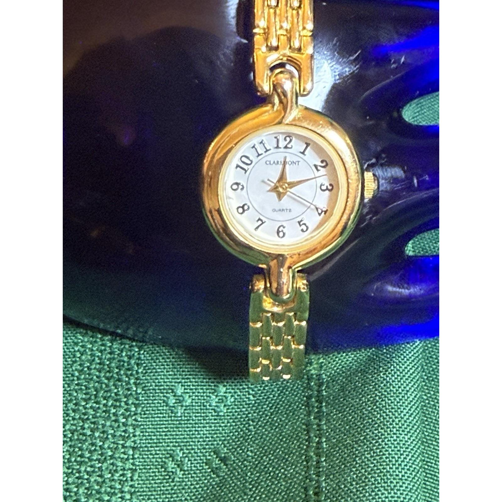 Claremont watch quartz Claremont Quartz Watch blue face stainless steel... | Depop main image 2