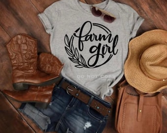 Farm Girl Shirt, Country Girl Shirt, Farm Girl