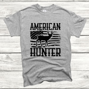 American Hunter Shirt, Hunter Shirt with Deer