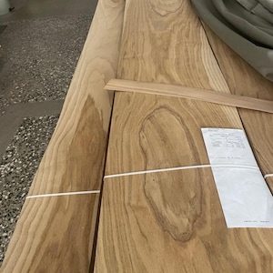 Oak Wood Veneer Sheet 4 pcs. 60cmx90cmx1,5cm