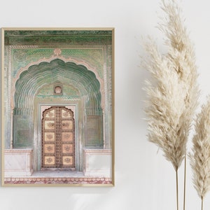 Indian Spring Door | Digital Print | Instant Download | Indian Wall Art | Indian Print | Travel Photo | Travel Print | Jaipur Door Print