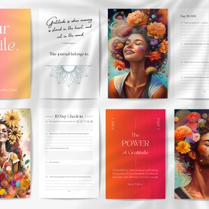 DIGITAL JOURNAL SET | Daily Manifestation & Gratitude | Self-Care iPad Journal | Goodnotes Journal | Wellness Diary | Guided Journal Bundle