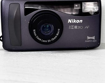 Vintage Nikon Zoom 310 AF Panorama/ Quartz Date Compact 35mm