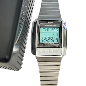UNUSDED Casio A-210 Mod 1637/ Retro Casio /Illuminator  Vibrating Alarm/ Digital Wristwatch/Very good condition/ With Black Casio BOX