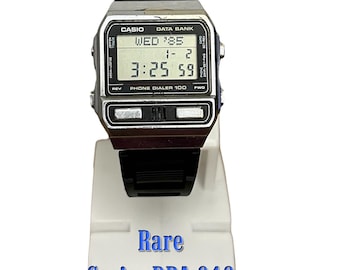 Data Bank Casio DBA-910 VERY RARE/ Phone Dialer Japan Men Wrist