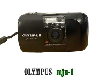 Olympus mju I / Stylus - 35mm Film Camera - Point and Shoot - Tested Working