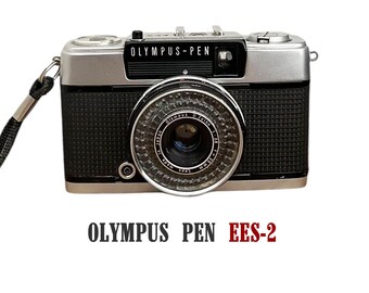 Vintage Olympus Pen EES-2 35mm D.zuiko 30mm Film Camera - Made in