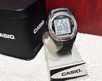 UNUSED RARE  Casio WQV-3 Wrist Camera Watch Module 2411/ Orginal Stell Cord/ Original casio / Great collectible watch/ Rare model