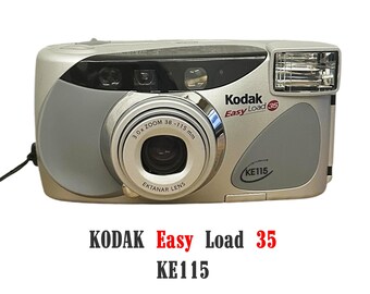 Kodak 35 シルバー 外箱付 超希少 Kodak Easy Load 35 KE115 Point & Shoot Film Camera - Ektanar Lens
