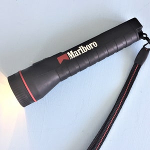 RARE Marlboro  Vintage Hand Lamp/ Quality rubber material/ Rare collectible item/ Works very well / With custom marlboro logo