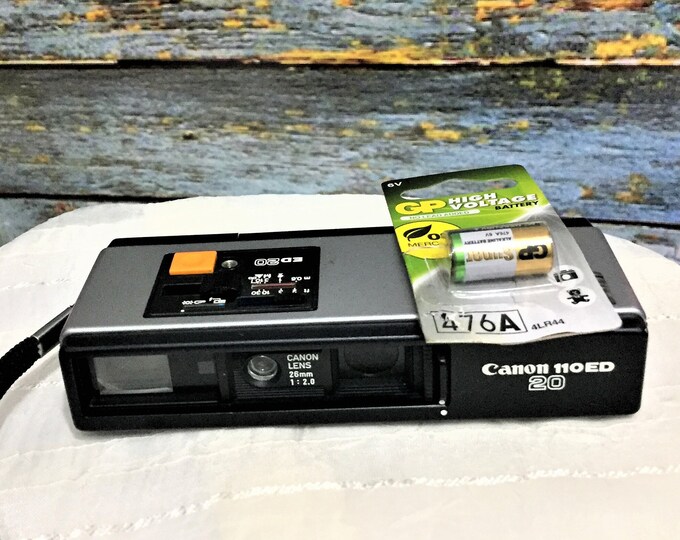 RARE Canon 110ED 20 Camera/ Compact Rangefinder Film Camera
