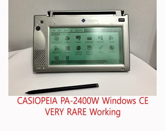 Vintage Casio Cassiopeia PA-2400W RARE Pda Pocket Computer