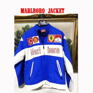 Vintage Rare Marlboro Jacket 1990s/ Very stylish Excellent condition/Marlboro collectibles/  Vintage Jacket/ Ferrari Marlboro Embroidery