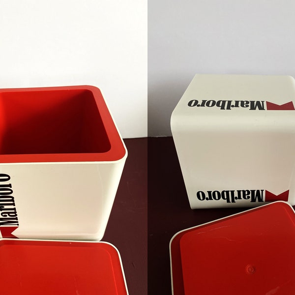 Vintage Marlboro ICE BOX- Bucket  Marlboro summer cool/1970s,  Collectible, very good condition