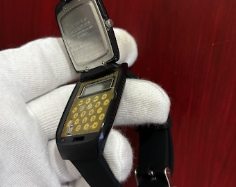 Casio flip top calculator watch hotsell