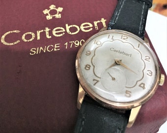 RARE CORTEBERT CAL. 720  Vintage Swiss / 17 jewels Cort/ 1960s Rare Model/ Very good condition/ With Cortobert box