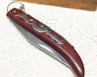 Acier inoxydable okapi / Couteau africain fait main/ Fabriqué en Afrique du Sud/ Couteau de collection/ Couteau de cuisine et de décoration/