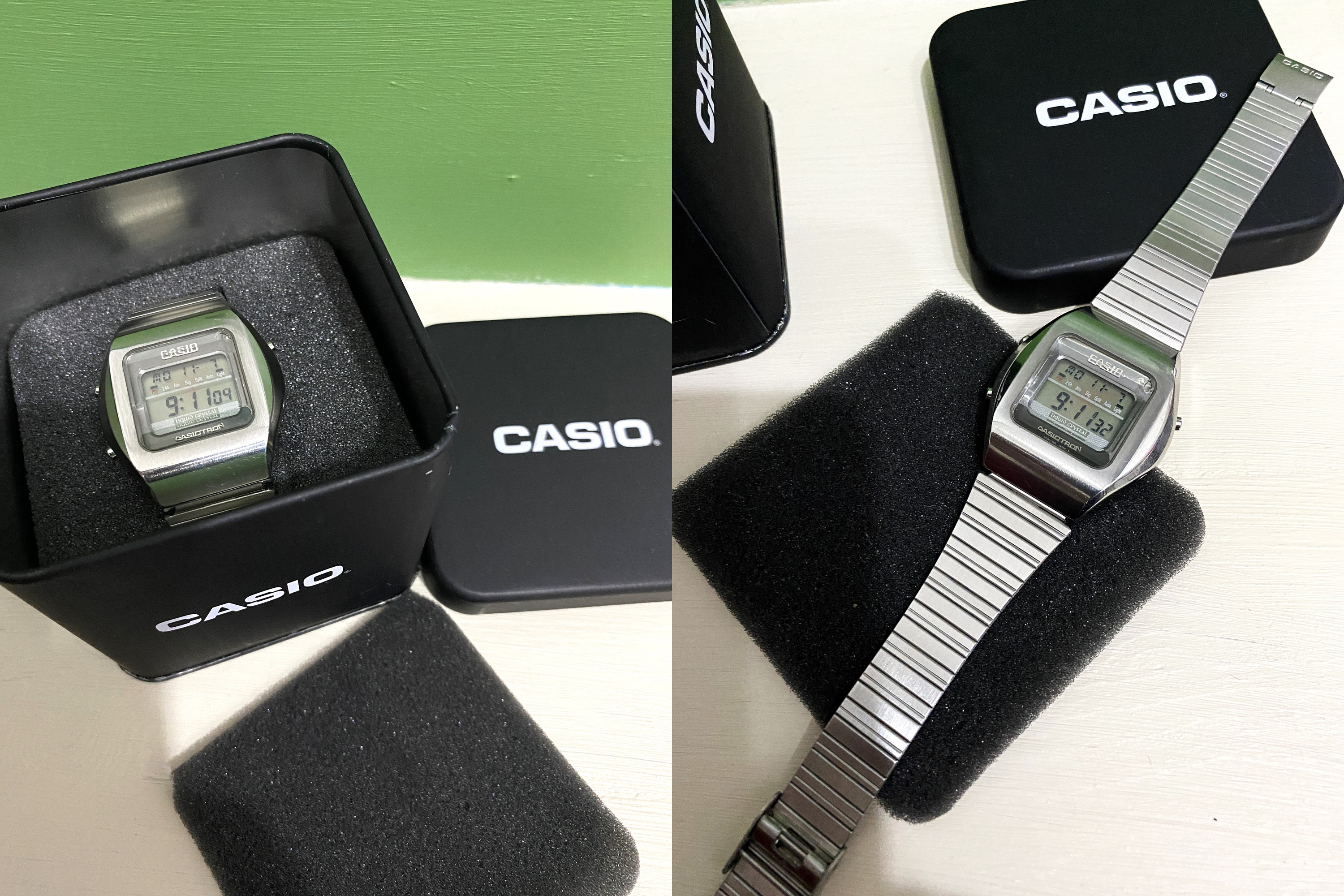 Rare Collectible Vtg Casio Casiotron/ TRN-110 LIQUID Crystal