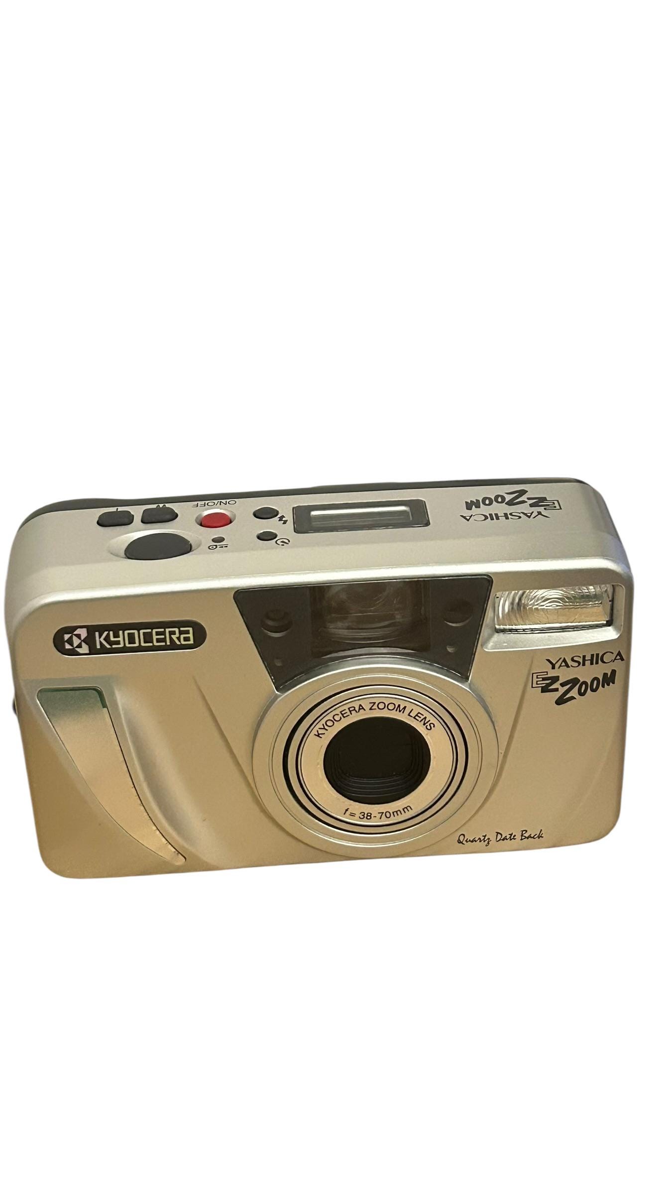 Vintage Kyocera Yashica EZ Zoom Film Camera - 38-70mm Lens Point