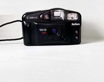 Canon MARLBORO Sure Shot OWL / AF-7 35mm Film / Very good condition and fully tested/ Compact Camera / Compact shoot camera/ Vintage photo/
