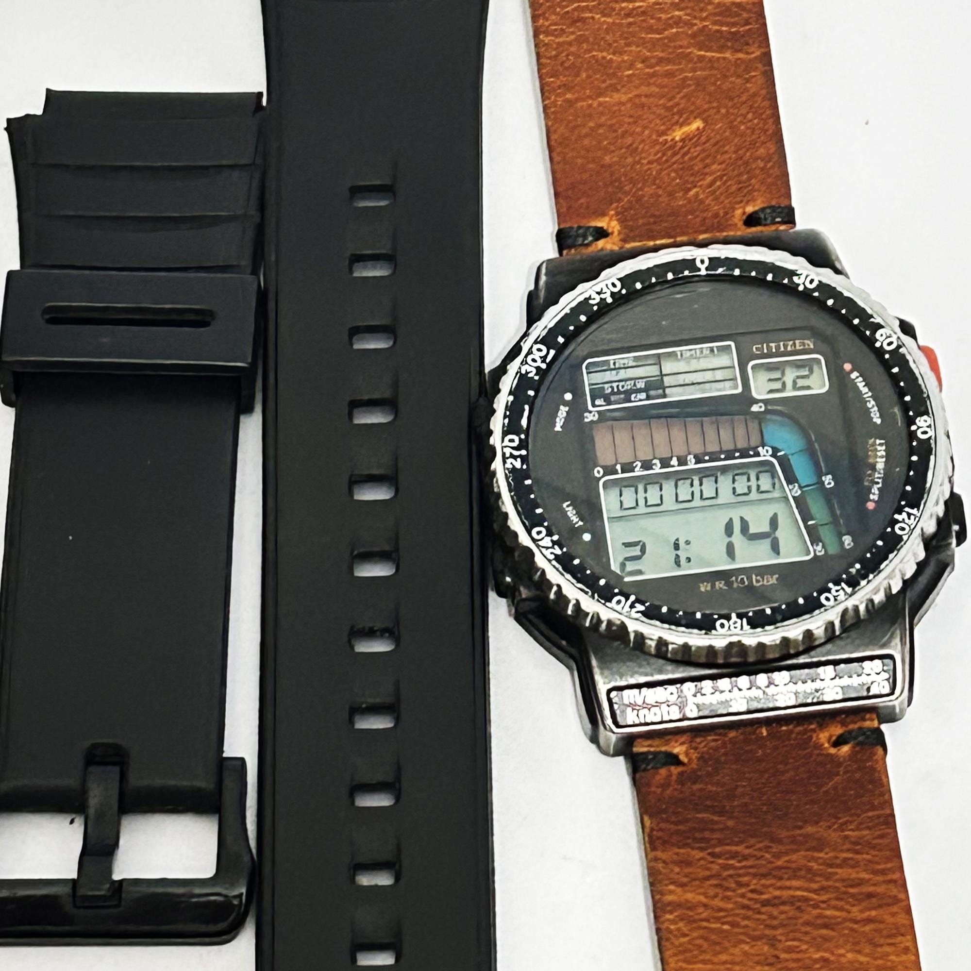 レビュー高評価アイテム特集｜ファッション通販 Promaster Citizen Rare Very D120 D120 Ref. 1980s Windsurfing 時計