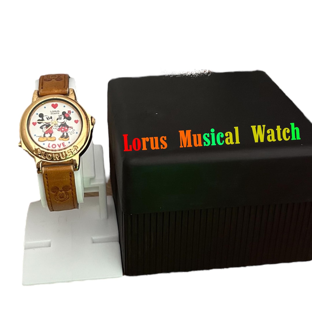 Lorus Musical by Seiko V421-0020 Mickey Mouse Watch MICKEY MOUSE