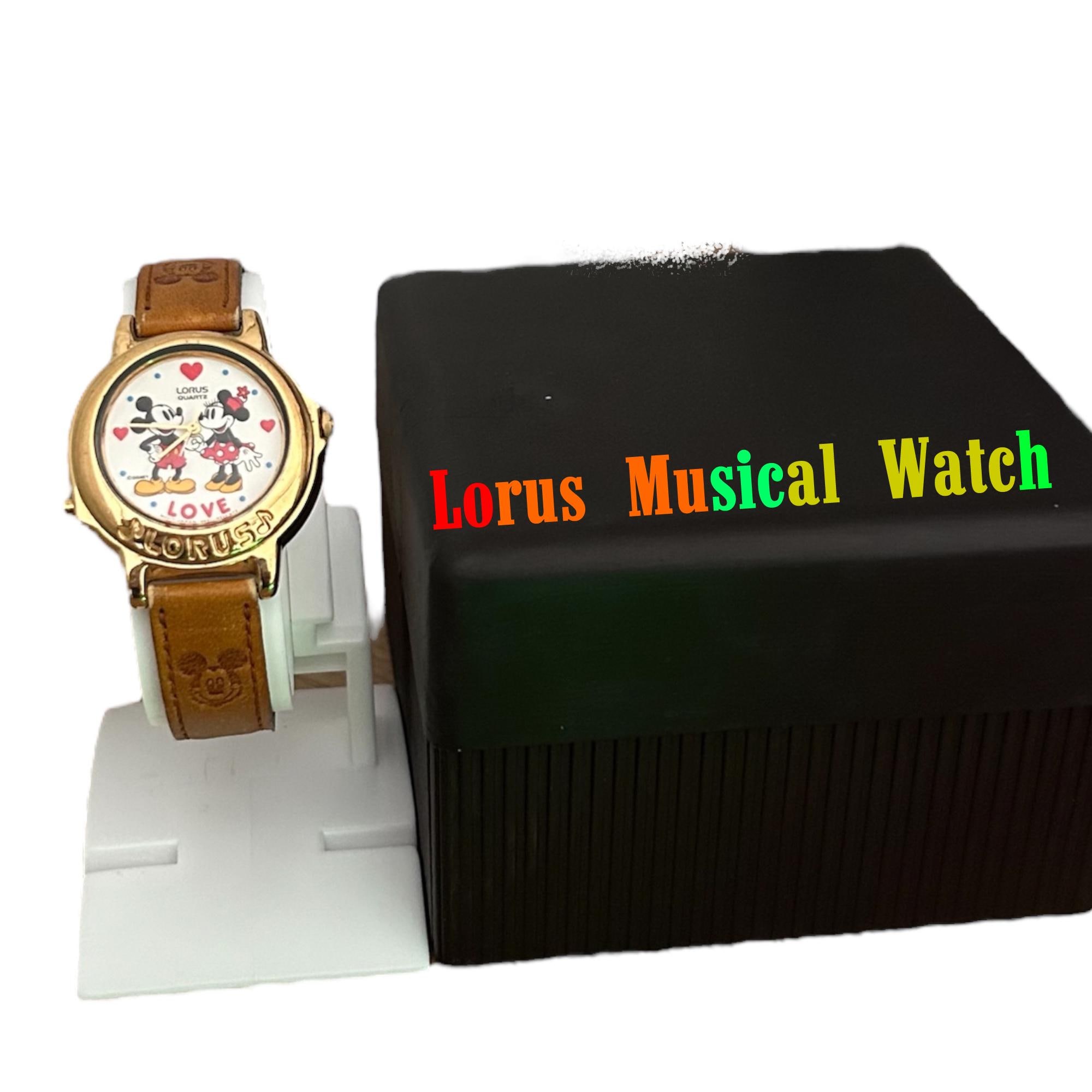 Lorus Musical by Seiko V421-0020 Mickey Mouse Watch MICKEY MOUSE