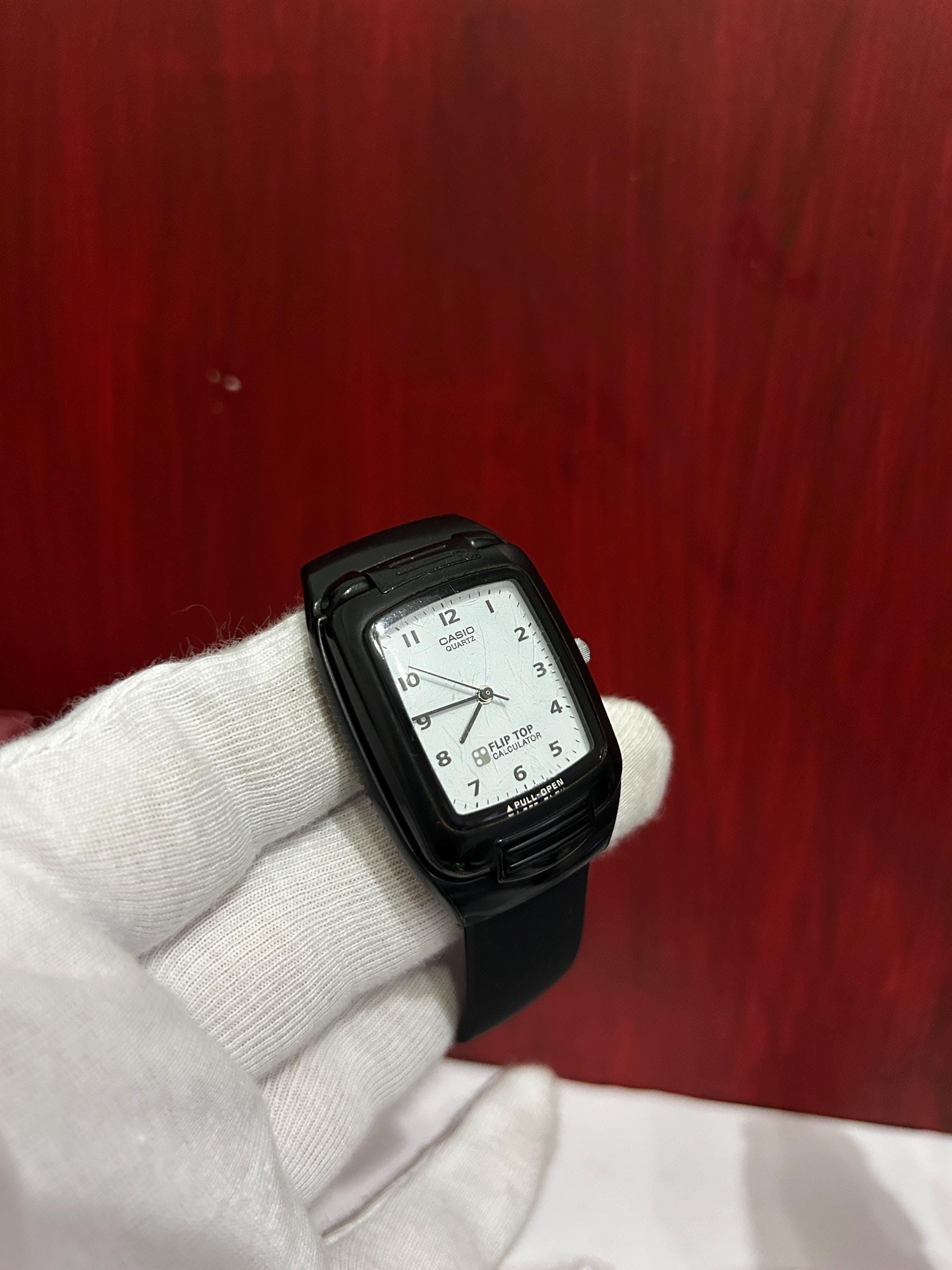 RARE Vintage Casio Flip Top FTP-10/ Module 760 /mens Watch Japan