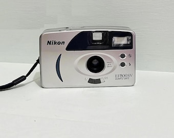Nikon EF 500 SV Compact Camera Vintage/ Nikon Lens / Workin good. good condition/ Analog Camera/ Nostalgic pictures