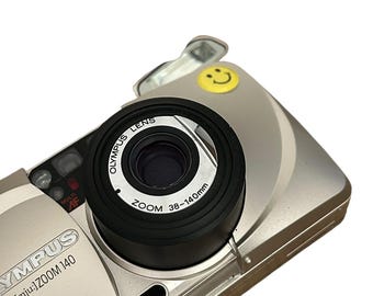 Vintage Olympus Zoom 140 35mm Film Camera With Case & Battery - Etsy