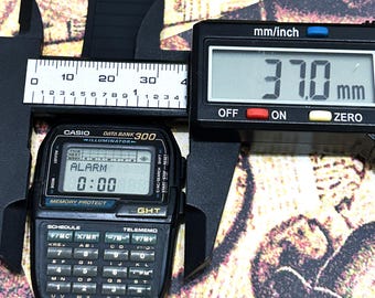 Rare Vintage Casio Data Bank 300 Calculator Digital Watch - DBC