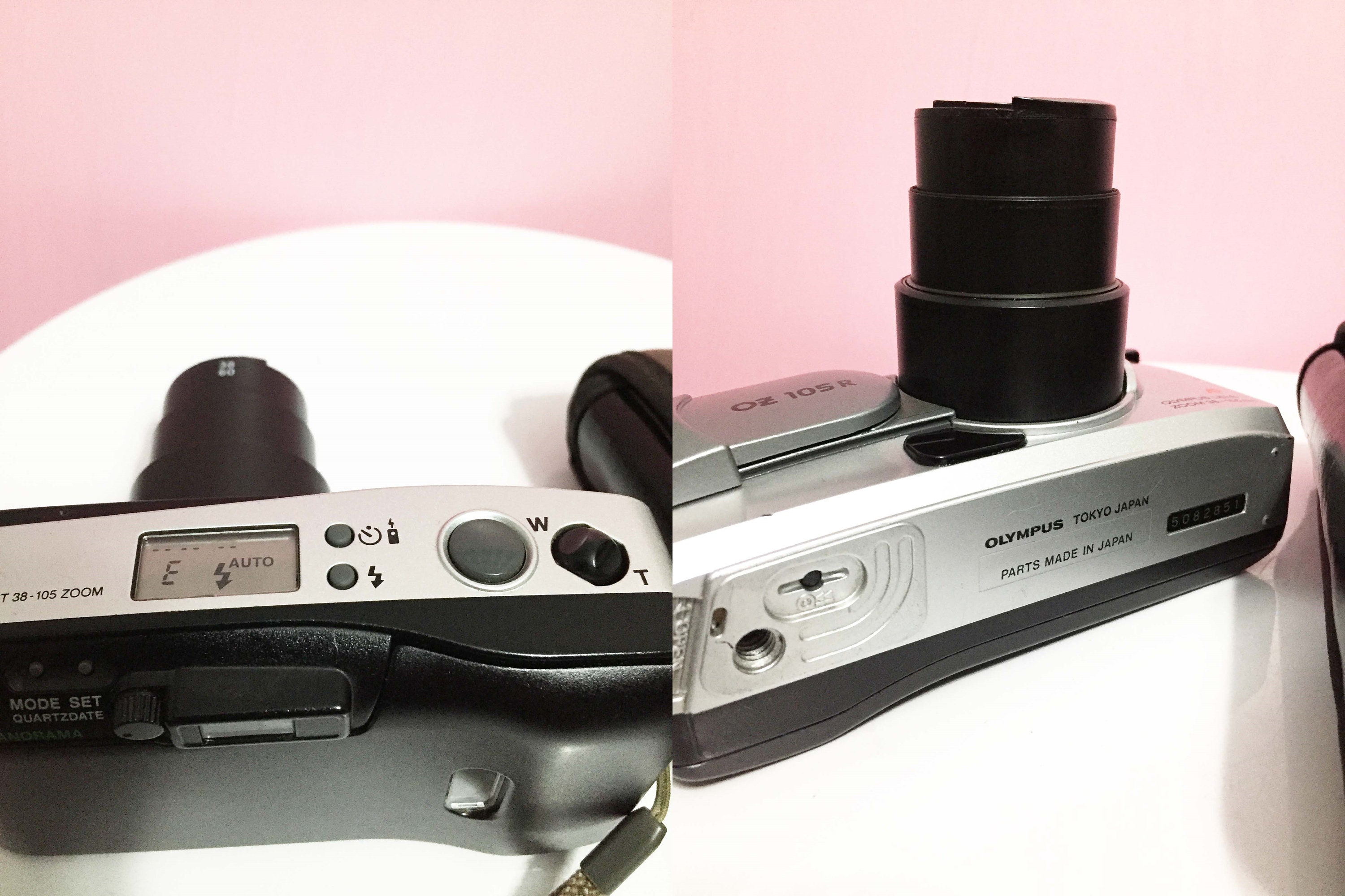 Vintage Olympus OZ 105R 35mm Point and Shoot Film Camera - Zoom 38